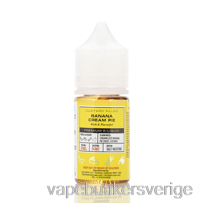 Vape Sverige Banankrämpaj - Bsx Salt Series - 30ml 50mg